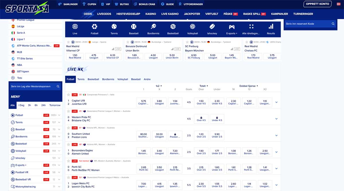 sportaza website