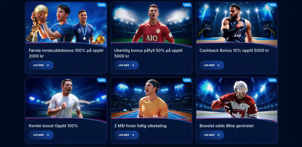 Skjermbilde boomerang bet bonus kampanjer